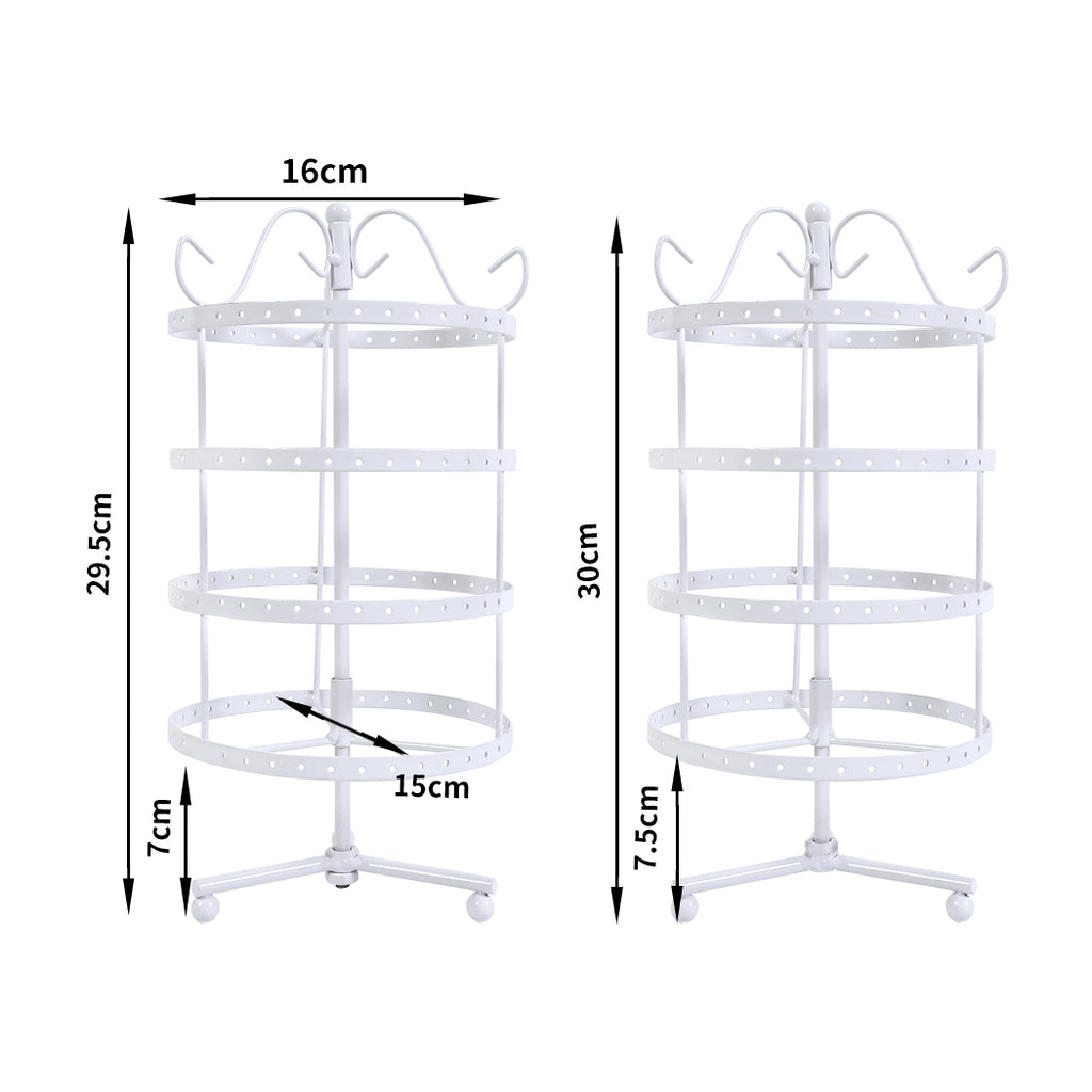 Earring Holder Stand Jewelry Display White-2006733176344547330