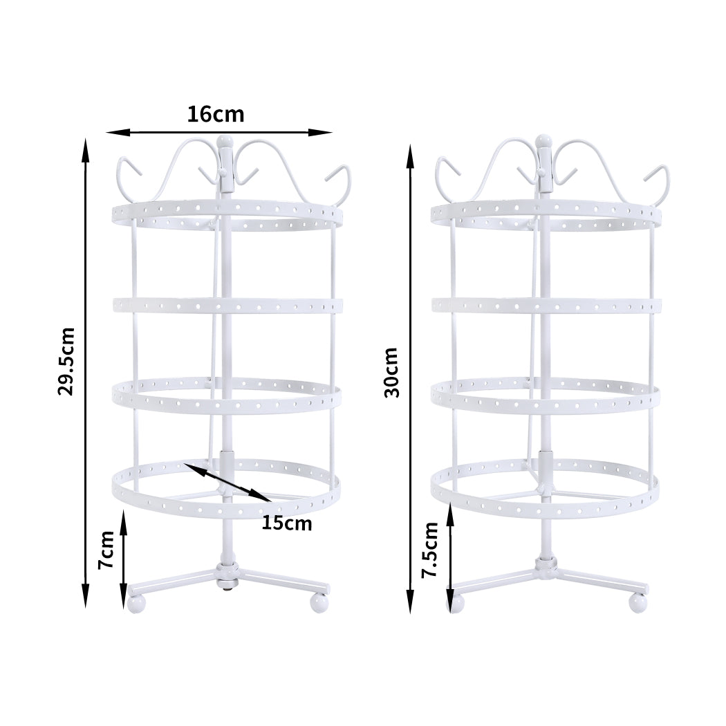 Earring Holder Stand Jewelry Display White-2006733176344547330