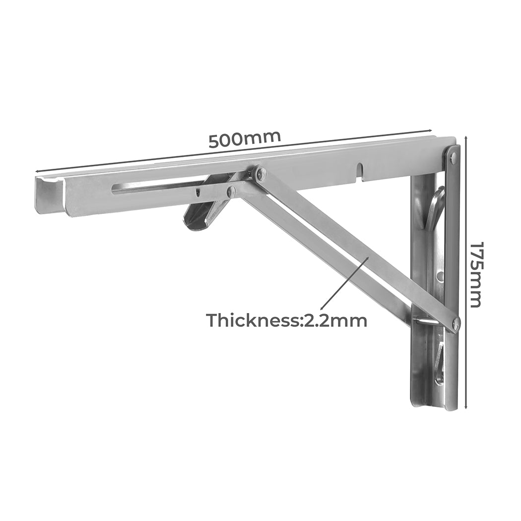 2Pcs 20" Folding Table Bracket Stainless-2018816701491187714