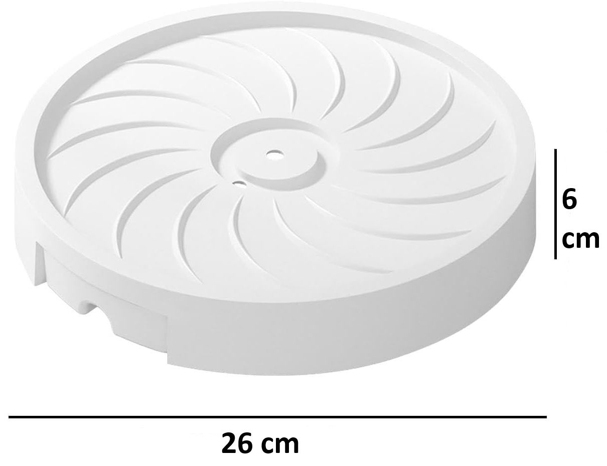 CARLA HOME Rolling Plant Stand with 360° Wheels for Indoor Pots (26 cm)-2034461354777251848