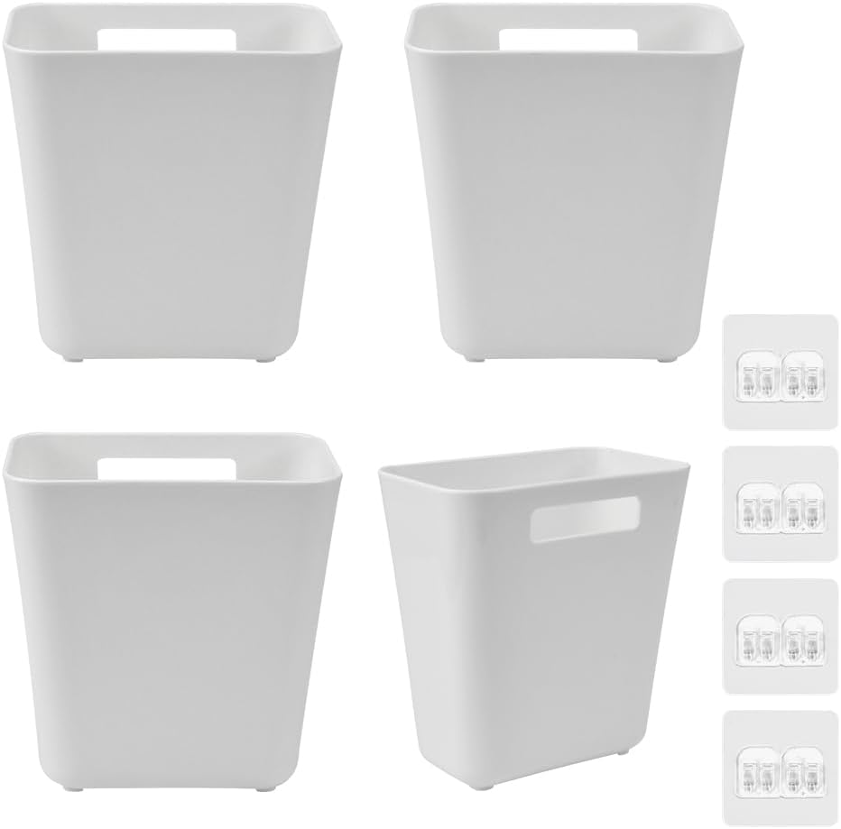 CARLA HOME 4-Pack Self-Adhesive Wall Storage Box for Cabinet Doors, Kitchen, Bathroom & Office-2034461359663616009
