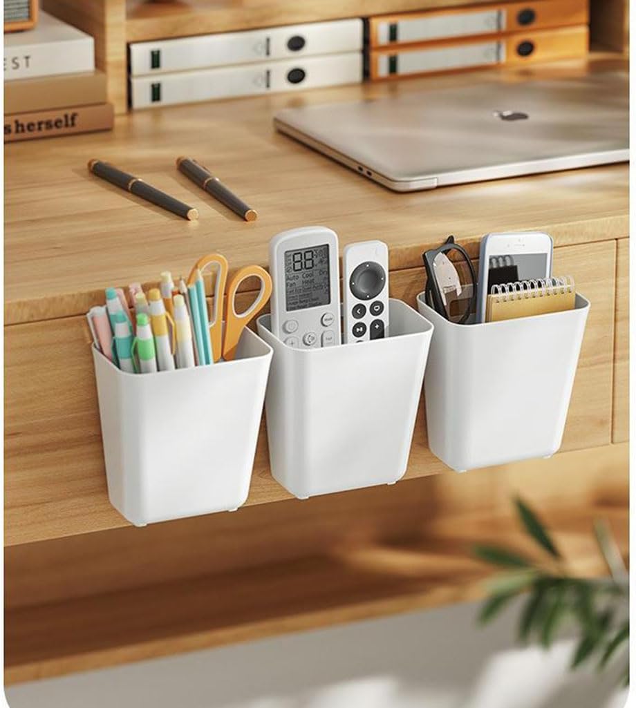 CARLA HOME 4-Pack Self-Adhesive Wall Storage Box for Cabinet Doors, Kitchen, Bathroom & Office-2034461359663616007