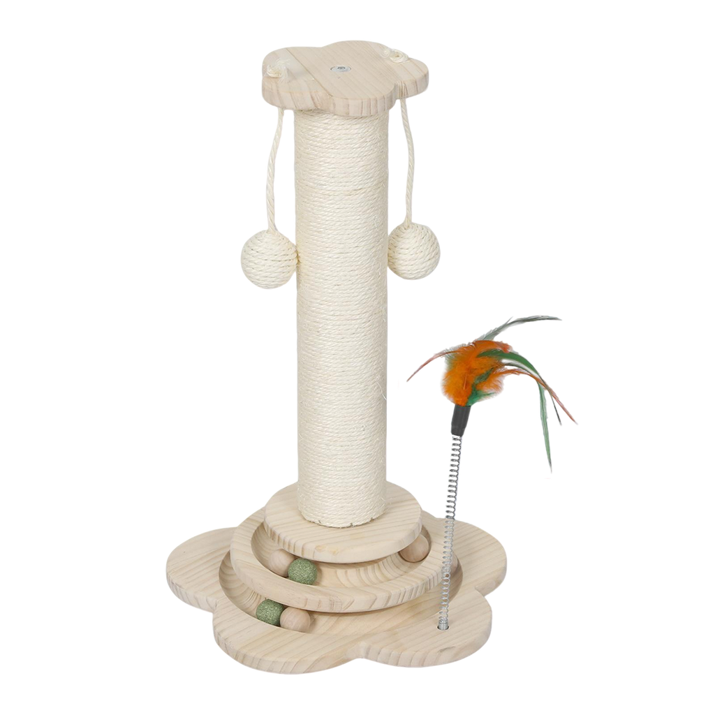 Pawz Cat Scratcher Wooden Scratching Post-2006732788295929864