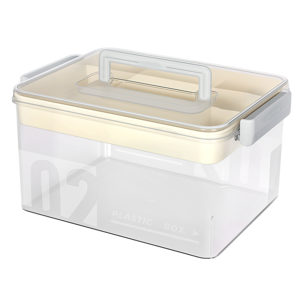 Levede Medical Storage Box Two Layer Medicine Case-2011971129425661960