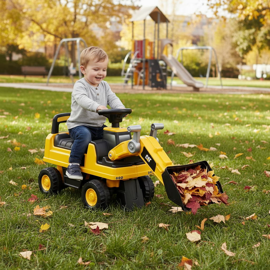 Caterpillar Liscenced Ride On Bulldozer Sand Beach Toddler Play Toy Outdoor