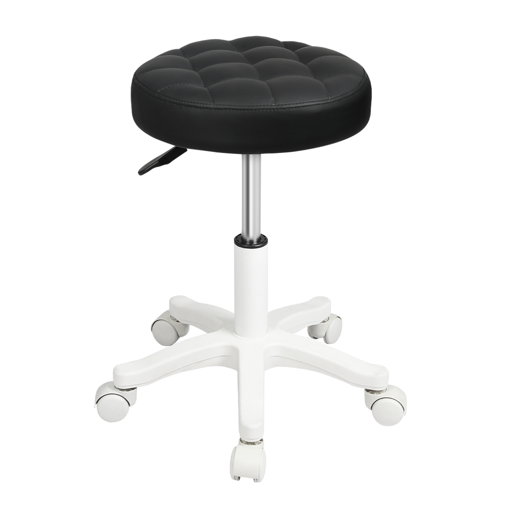 Levede 2x Rolling Bar Stool Swivel Salon SPA Chair Black-2018816822190673928