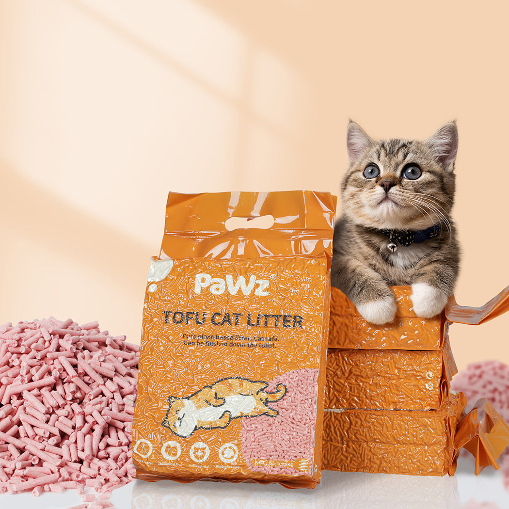 PaWz 2.5kg Tofu Cat Litter Clumping Watermelon x1-2018816646038294535