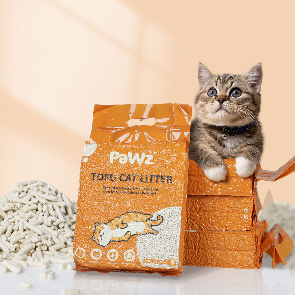 PaWz 2.5kg Tofu Cat Litter Clumping Natural-2029387231701110790