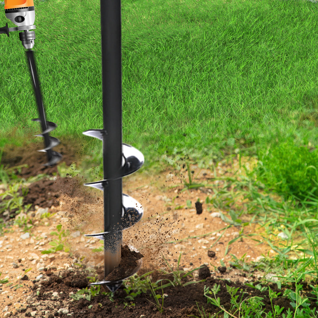 Traderight Garden Auger Post Hole Digger Large-2018816620776001542