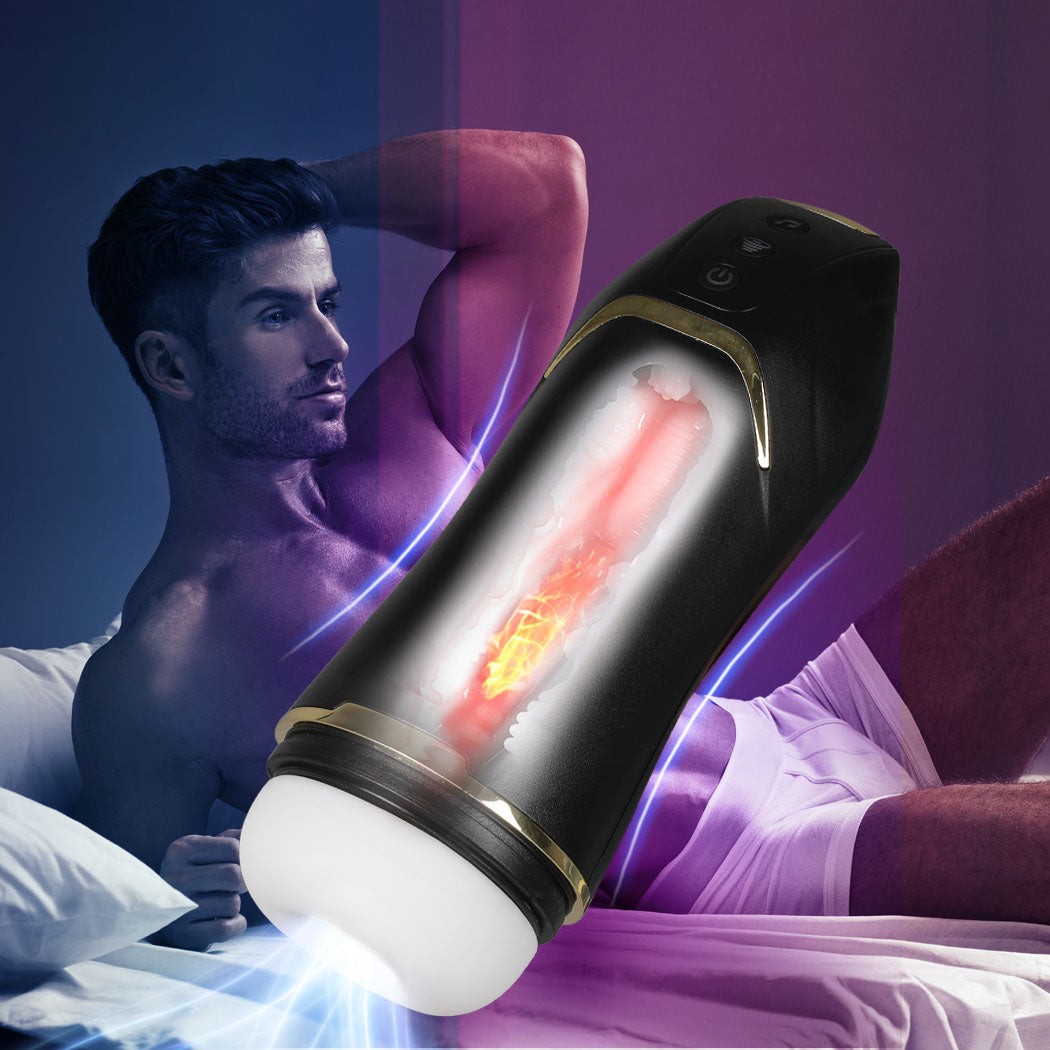 Urway Masturbator Vibrator Masturbation Black-2006733049173250054