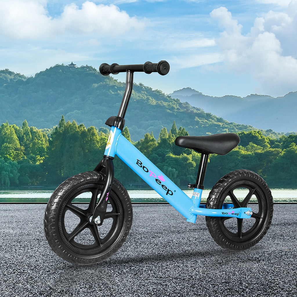 BoPeep Kids Balance Bike Ride On Toys Blue-2018816675784298502