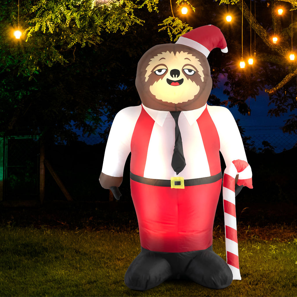 Santaco Christmas Inflatable Sloth 1.8M-2018816794214666246
