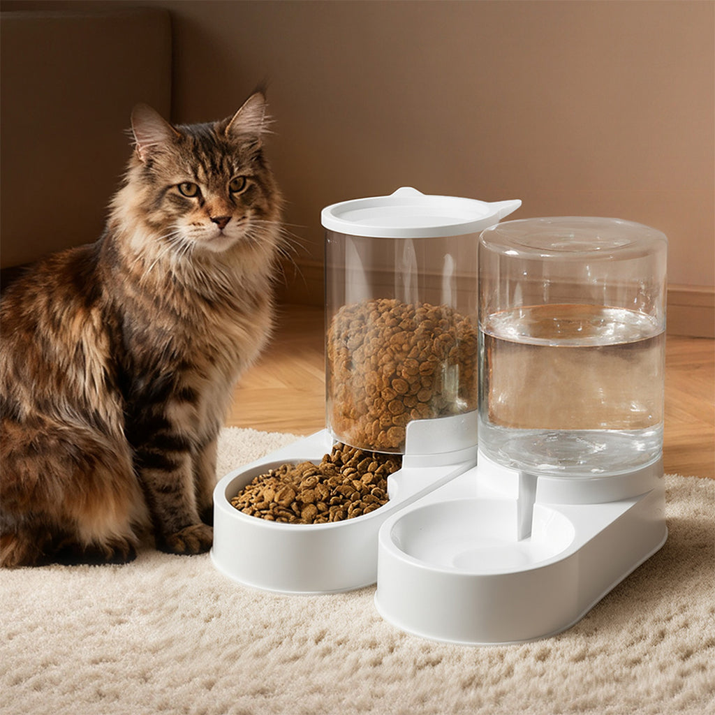 Pawz Automatic Pet Feeder Water Dispenser Set 3.2L-2006733420155244550