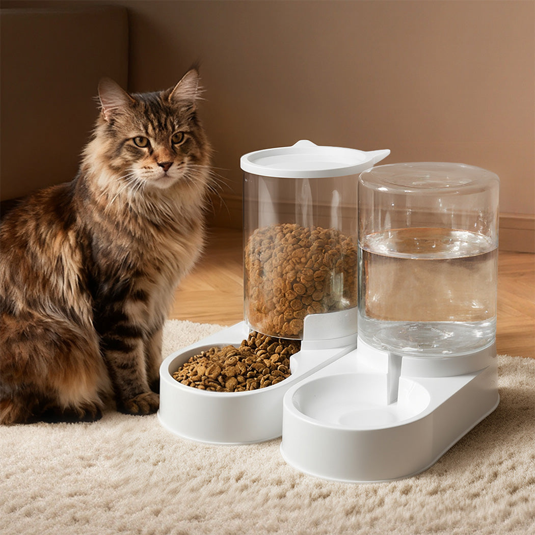 Pawz Automatic Pet Feeder Water Dispenser Set 3.2L-2006733420155244550