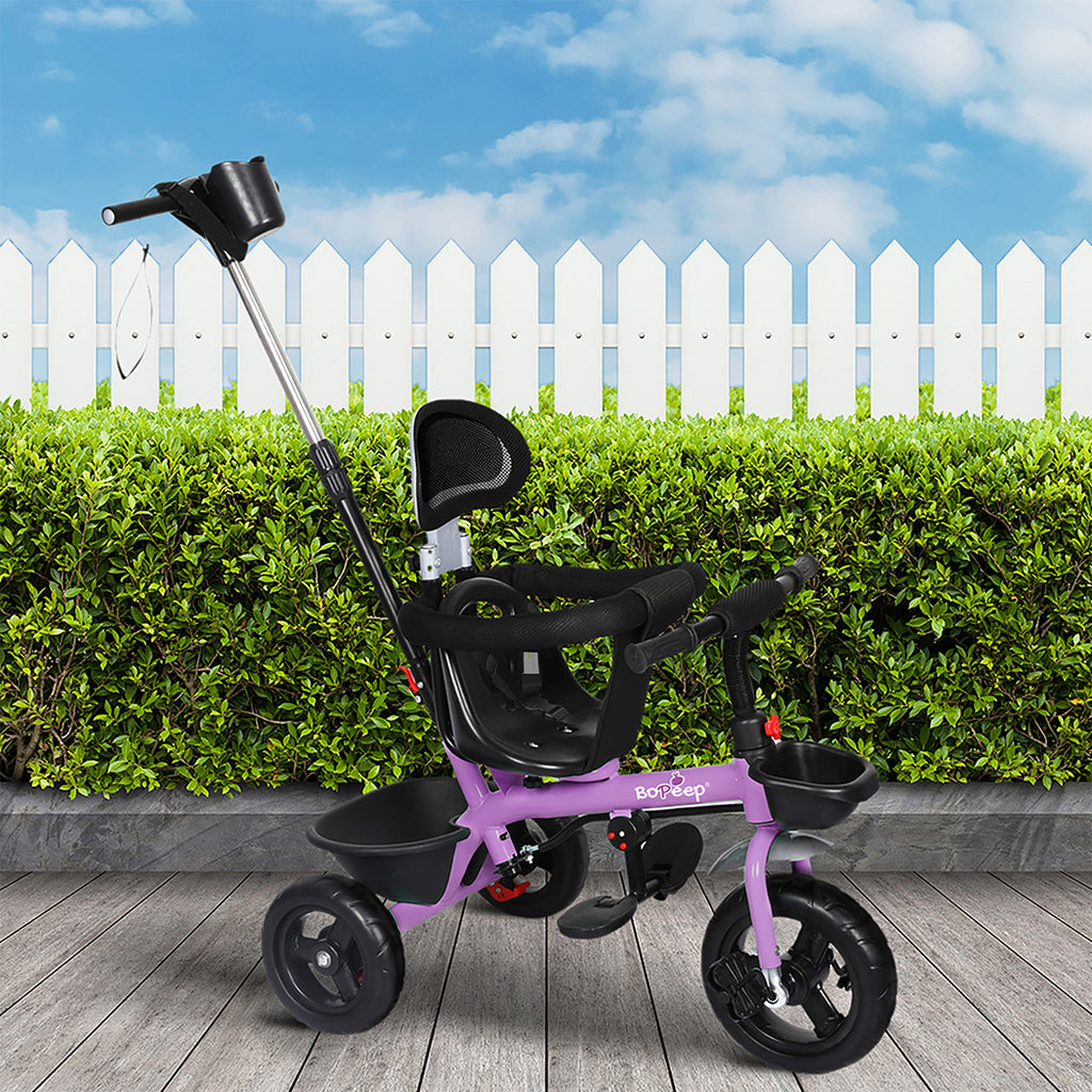 BoPeep Kids Tricycle Ride On Trike Toddler Purple-2006733204148588550