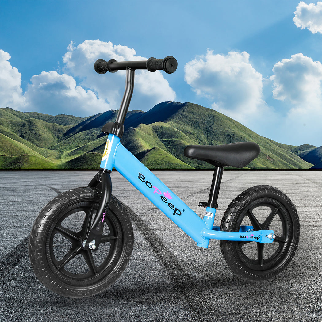 BoPeep Kids Balance Bike Ride On Toys Blue-2018816675784298503