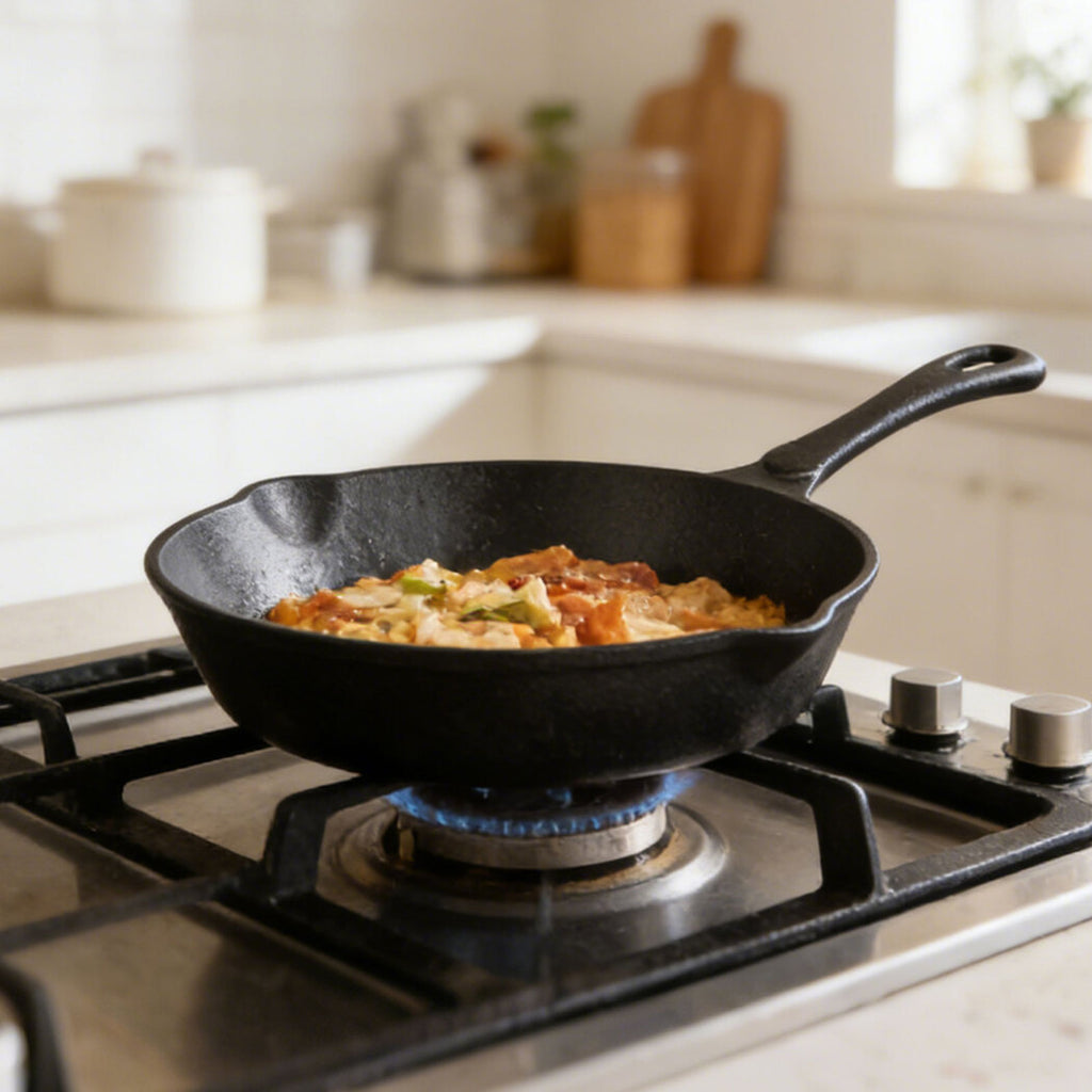 Toque Non Stick Frying Pan Cast Iron Steak Skillet 20cm-2029387291709018119