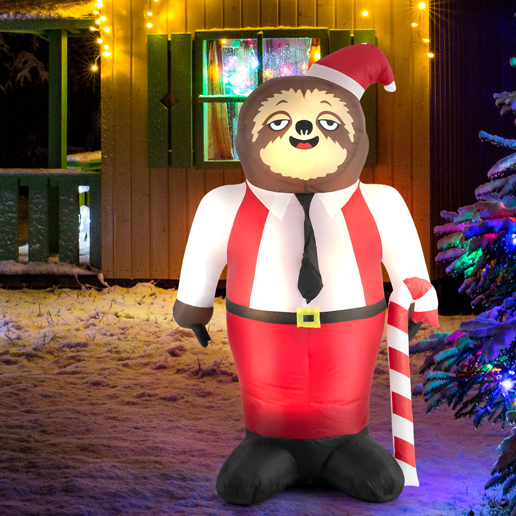 Santaco Christmas Inflatable Sloth 1.8M-2018816794214666247