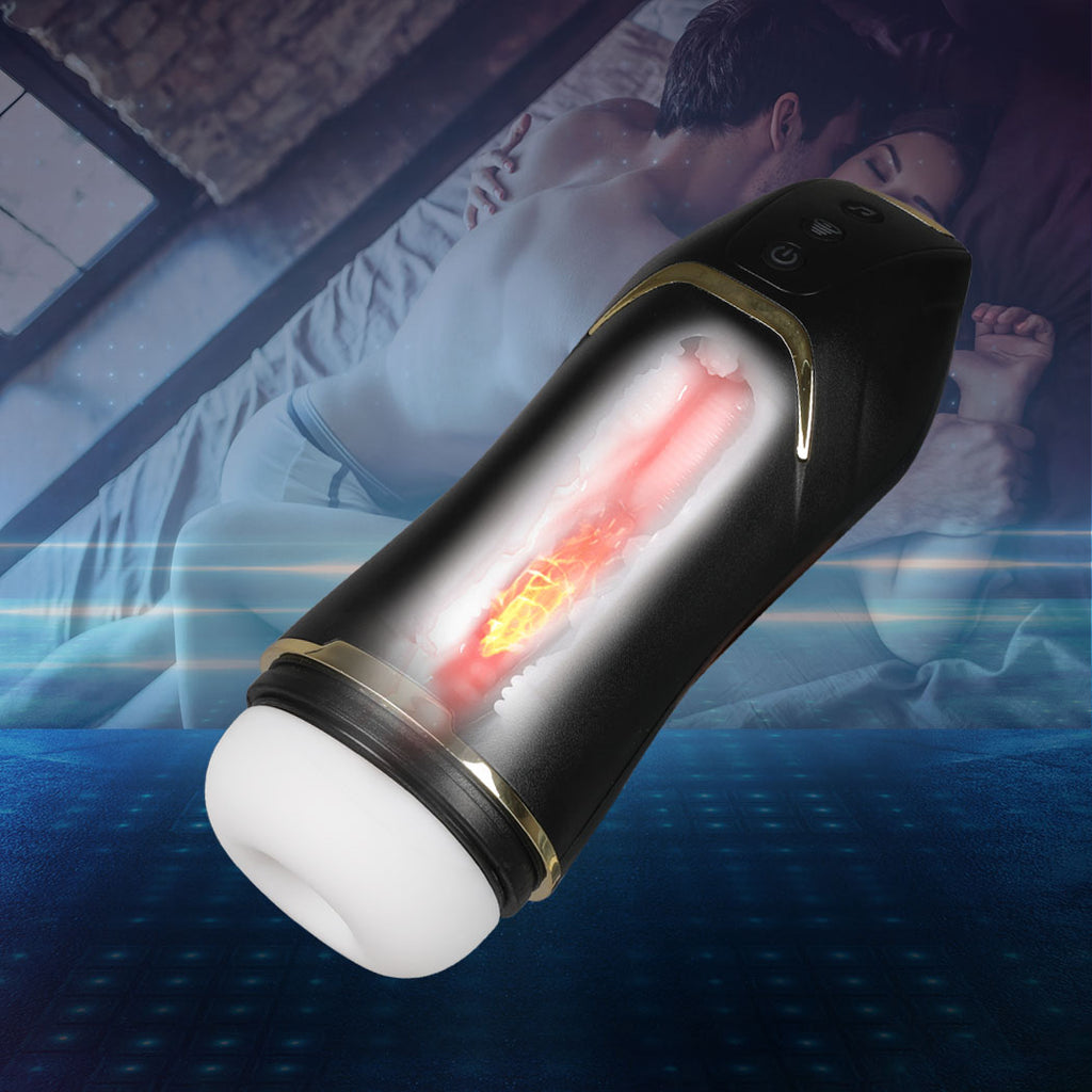 Urway Masturbator Vibrator Masturbation Black-2006733049173250055