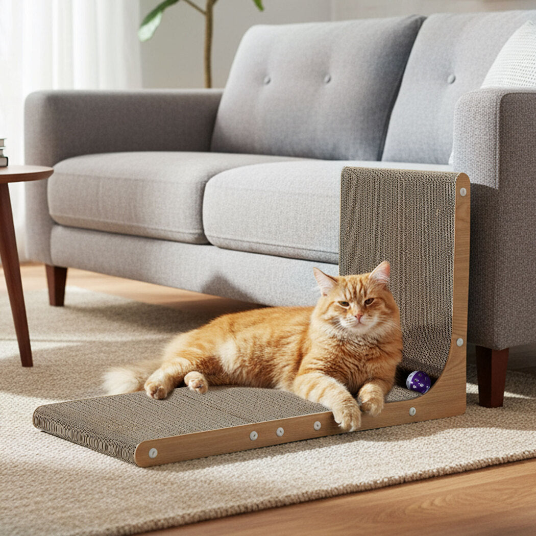 Pawz Cat L-Shaped Scratching Cardboard-2029387218459693063