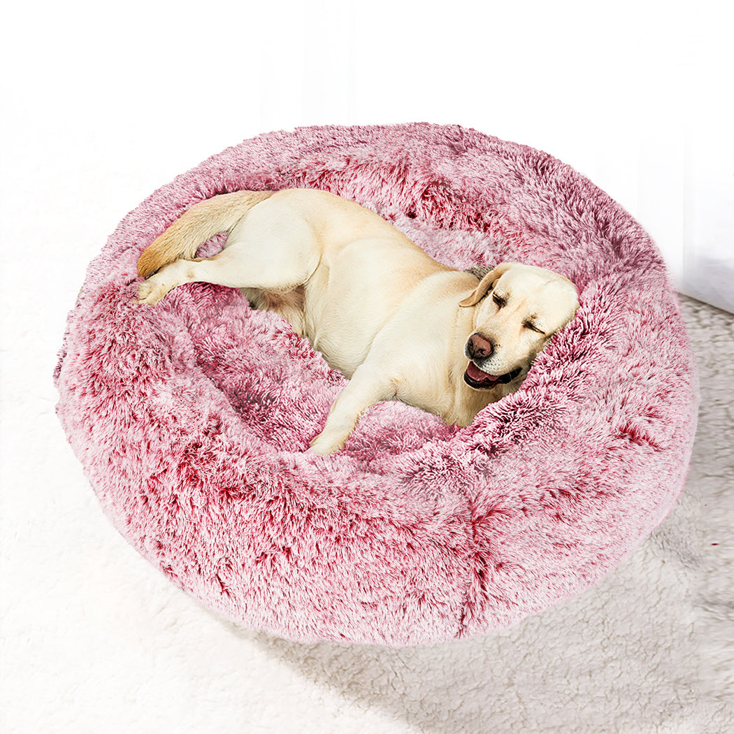 PaWz Pet Bed Memory Foam Dog Donut Pink Large-2018816842675654663