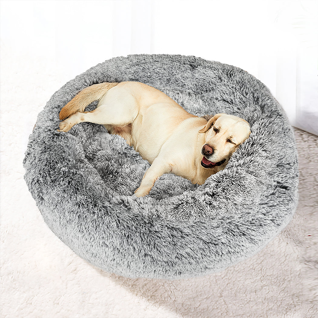 PaWz Pet Bed Memory Foam Dog Donut Charcoal Large-2018816840372981767