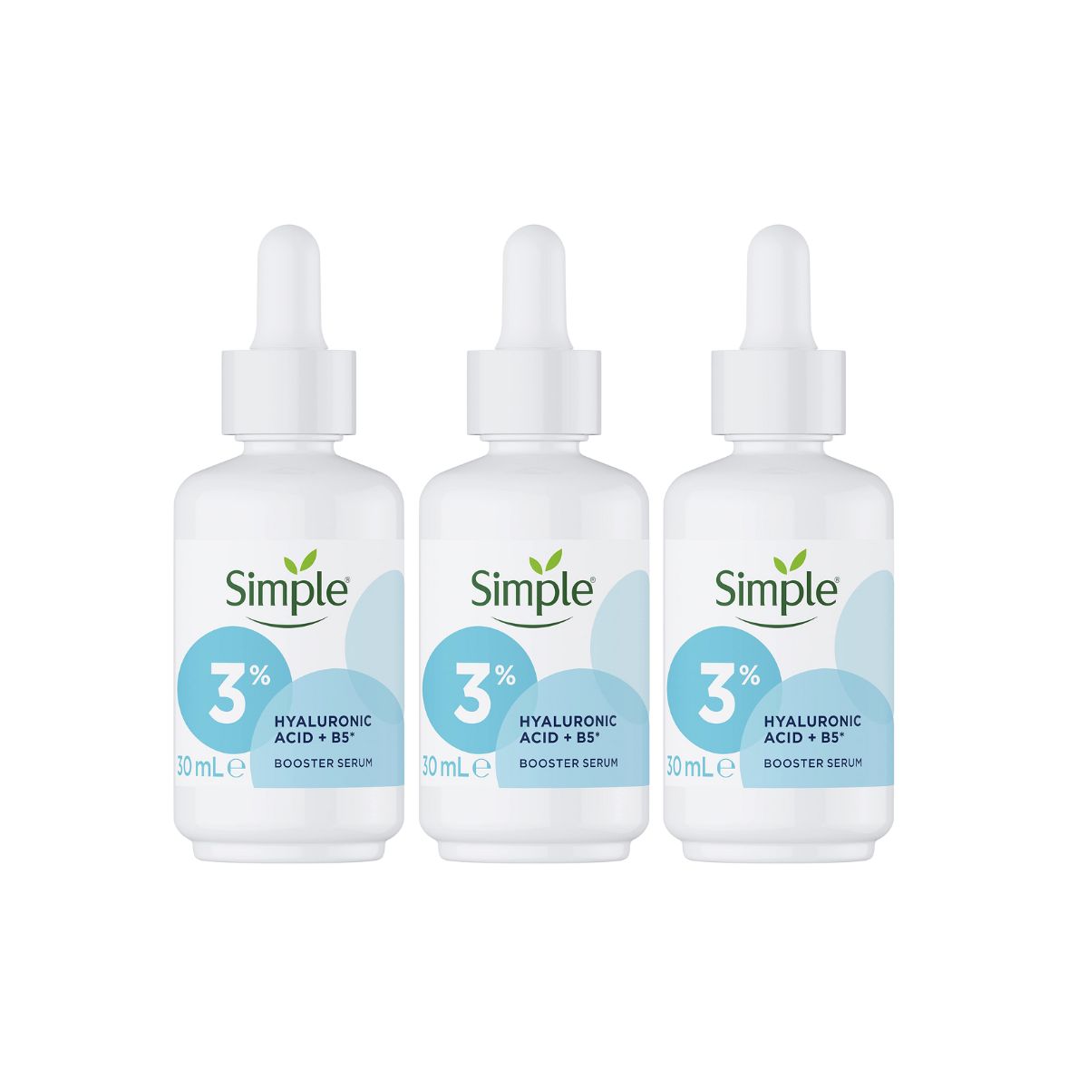 3x Simple Booster Serum 3% Hyaluronic Acid and B5-2006732792687366146