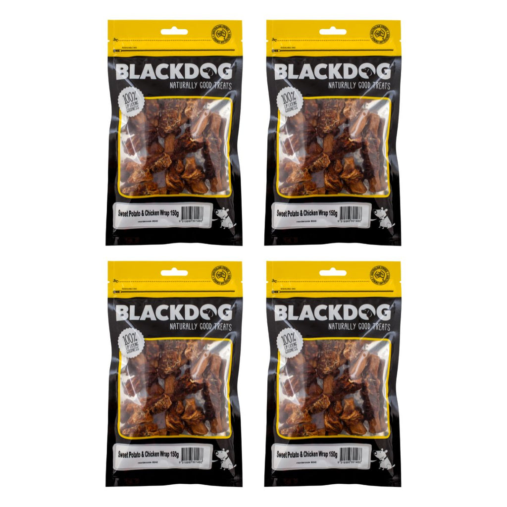Blackdog Sweet Potato & Chicken 150g x 4pk-2018816620960550912