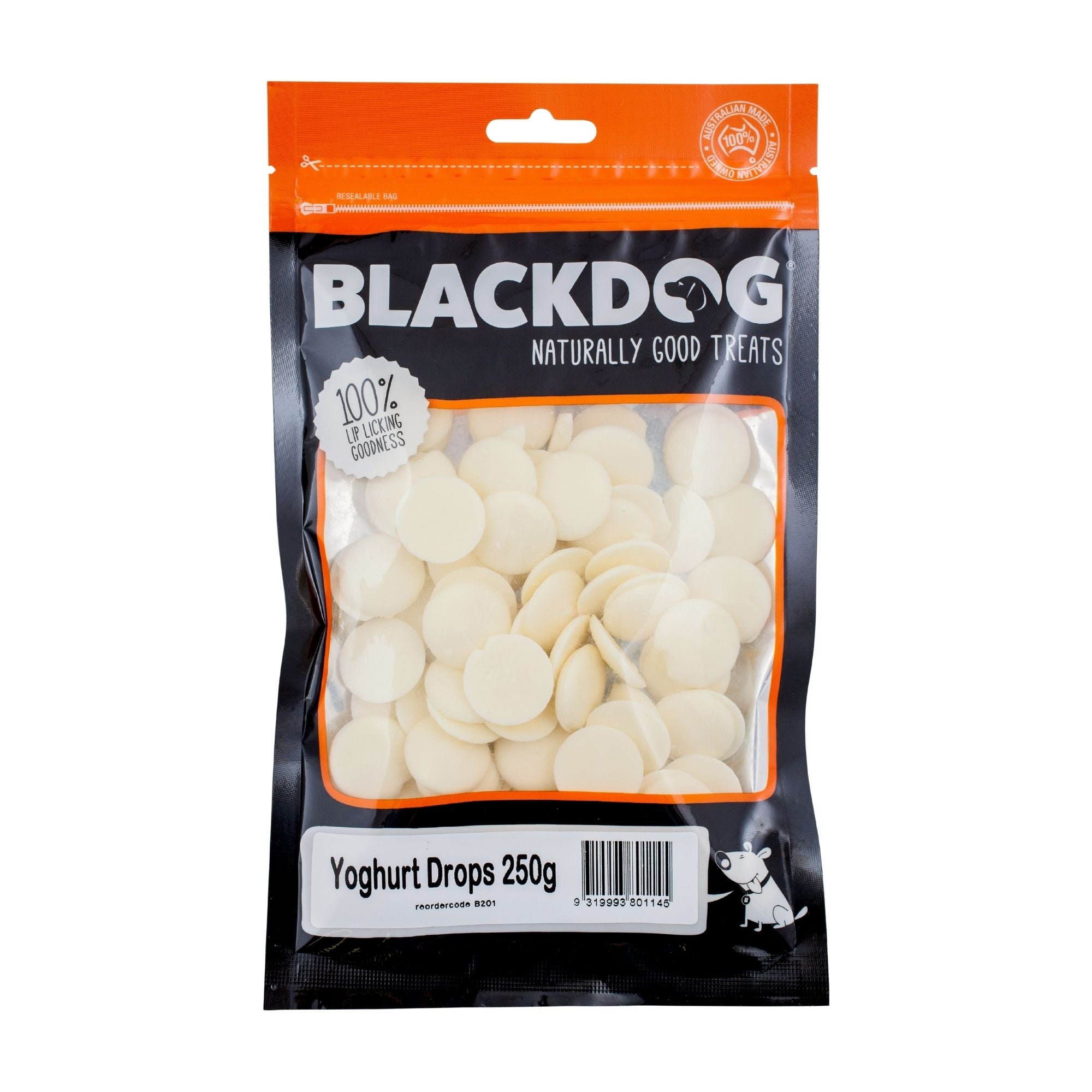 Blackdog Yoghurt Drops 250g-2029387315801100289