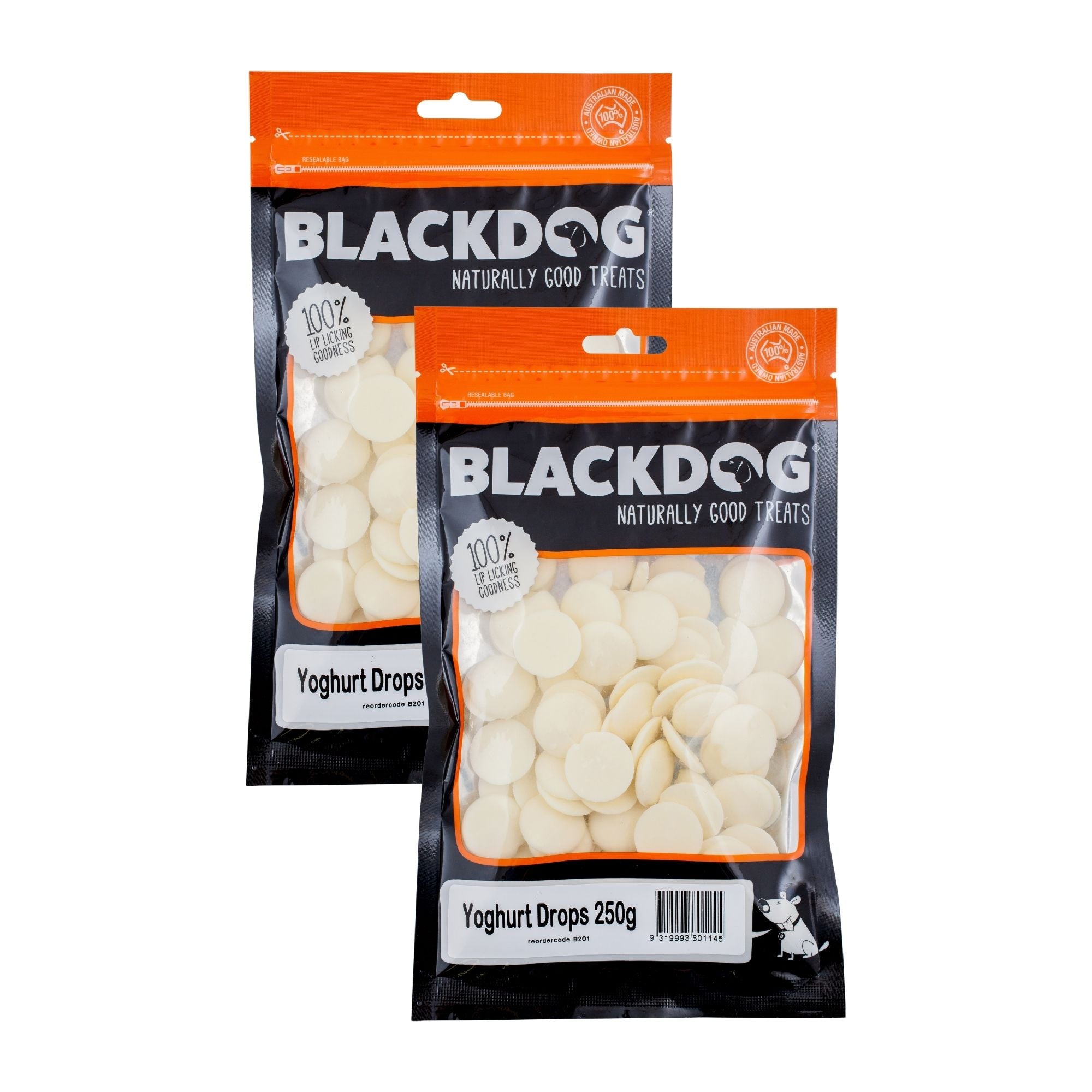 Blackdog Yoghurt Drops 250g x 2pk-2029387315994038273