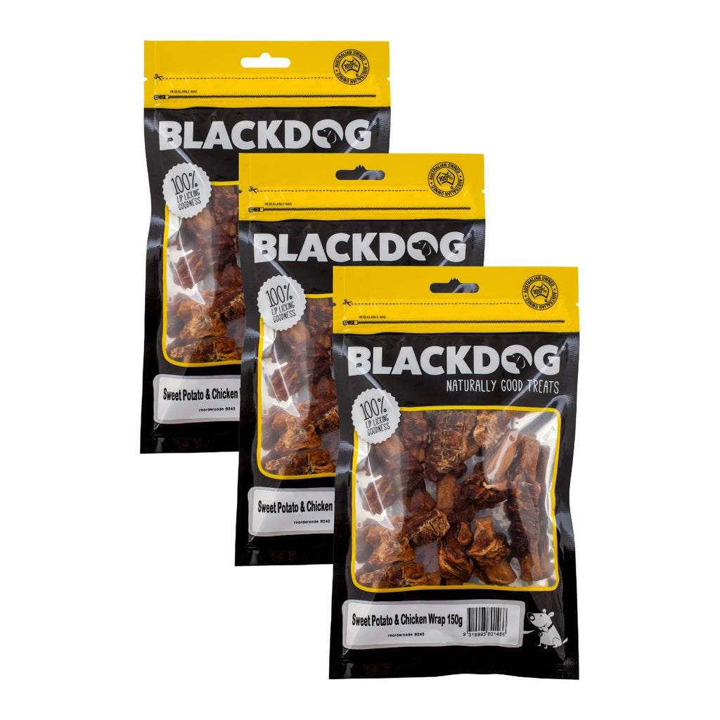 Blackdog Sweet Potato & Chicken 150g x 3pk-2018816607559749632