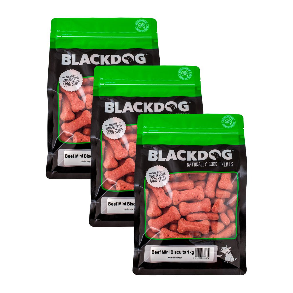 Blackdog Mini Beef Biscuits 1kg x 3pk-2006732753978134530