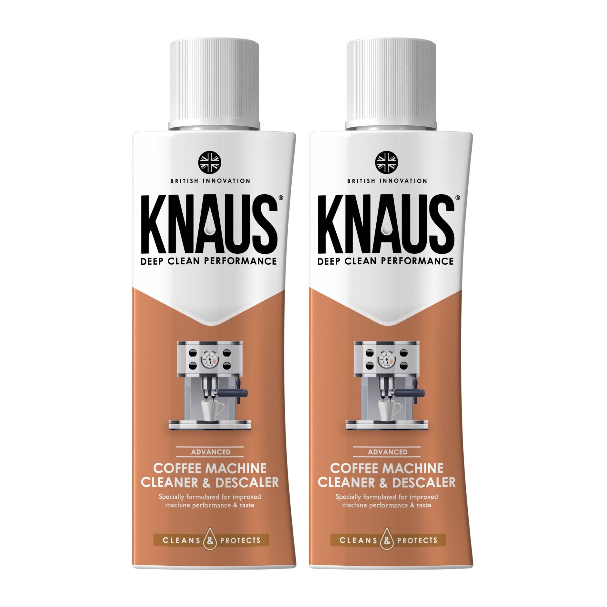 Knaus Coffee Machine Cleaner & Descaler 300ml x2-2017004943805911040