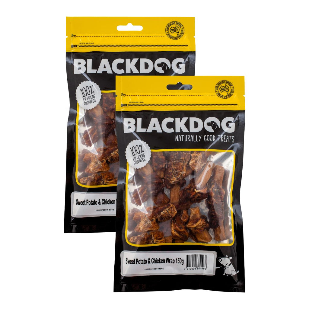 Blackdog Sweet Potato & Chicken 150g x 2pk-2018816603831013376