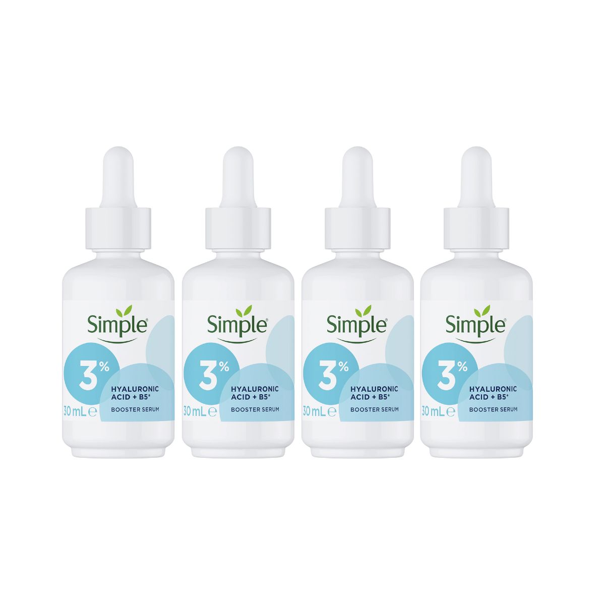 4x Simple Booster Serum 3% Hyaluronic Acid and B5-2006732792863526913