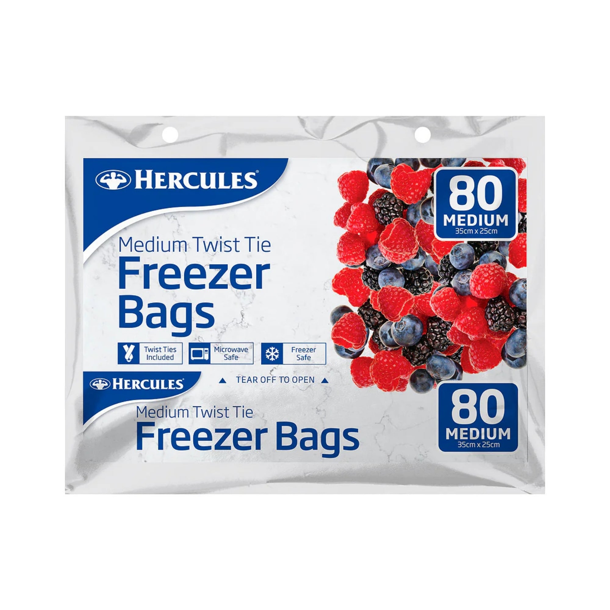 Hercules Tear-Off Freezer Bags Medium 80pk x4-2017004938093268993