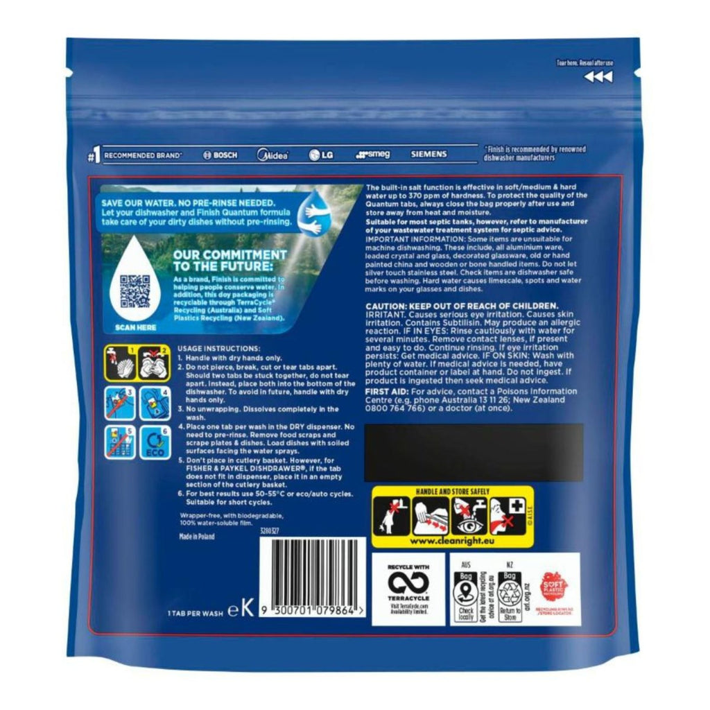 Finish Quantum Lemon x 480 Dishwasher Tablets-2006732800362942465