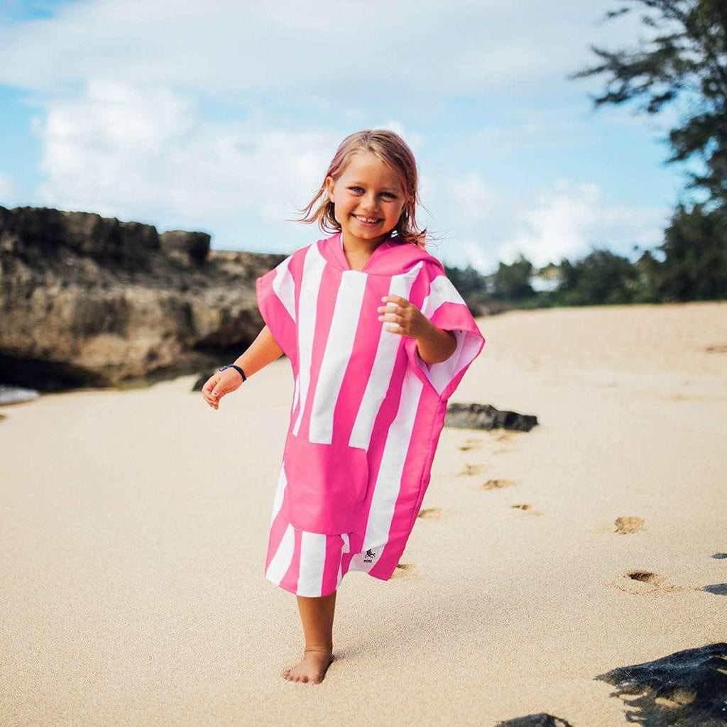 Dock & Bay KIDS Poncho Hooded Towel -Mini Cabana Collection-Phi Phi Pink S (4-7yrs)-2006732818260037632
