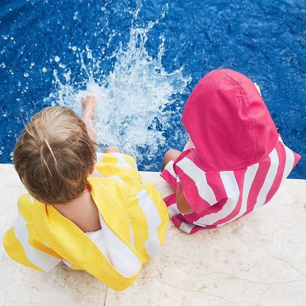 Dock & Bay KIDS Poncho Hooded Towel -Mini Cabana Collection-Phi Phi Pink S (4-7yrs)-2006732818260037633