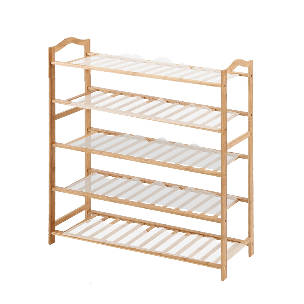 Levede Shoe Rack Bamboo Storage Wooden-2006733143142436864