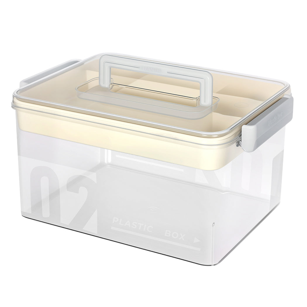 Levede Medical Storage Box Two Layer Medicine Case-2011971129425661952