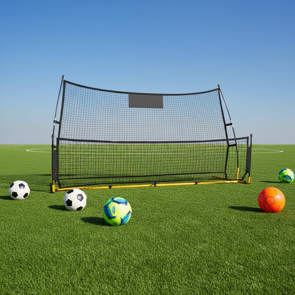 Centra Soccer Rebounder Net Portable Volley Training Outdoor Football Pass Goal