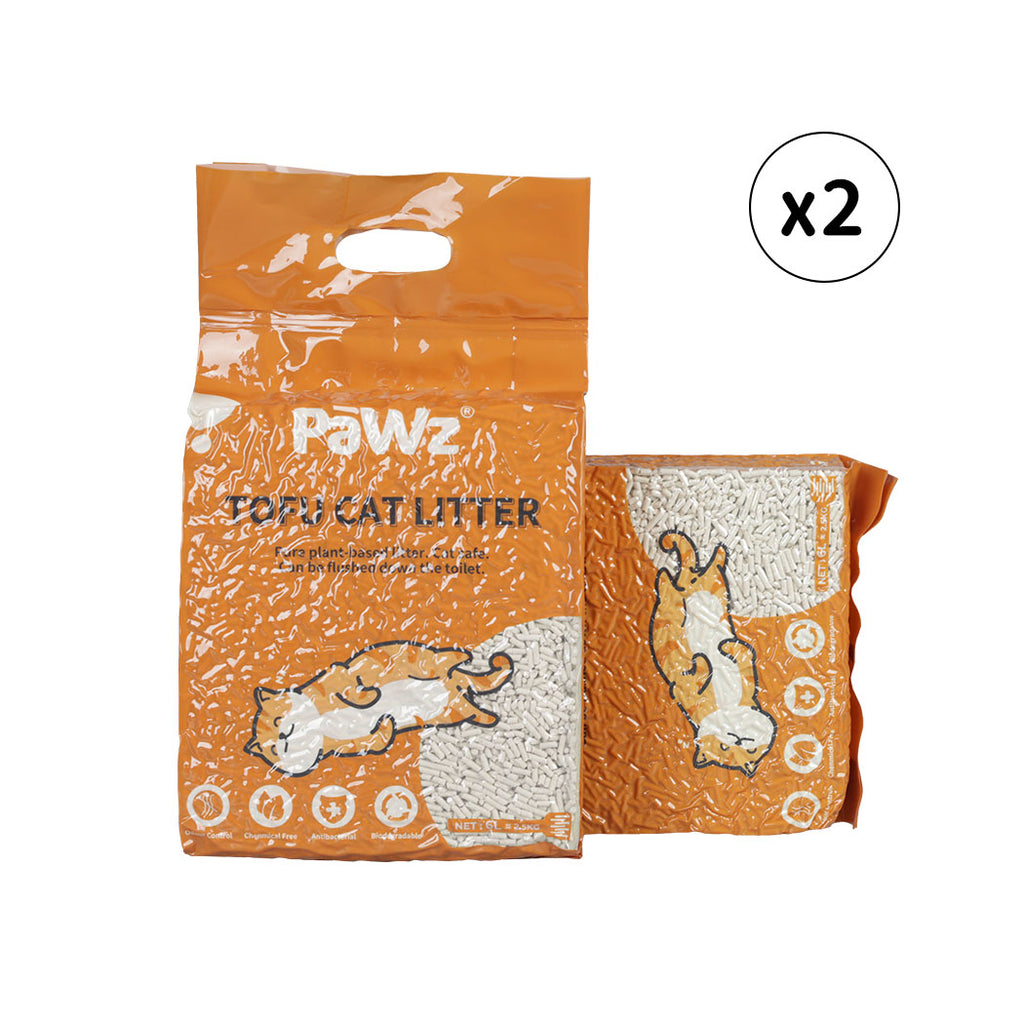 PaWz 2.5kg Tofu Cat Litter Clumping Natural-2029387231520755712