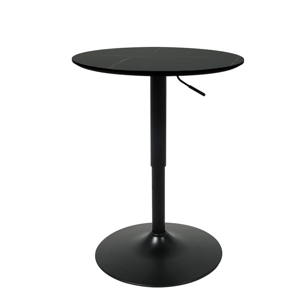 Levede Bar Table Swivel Gas Lift Counter Black-2018816854079967232
