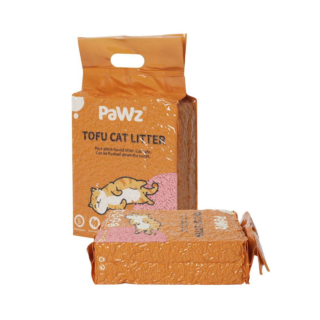 PaWz 2.5kg Tofu Cat Litter Clumping Watermelon x1-2018816646038294529