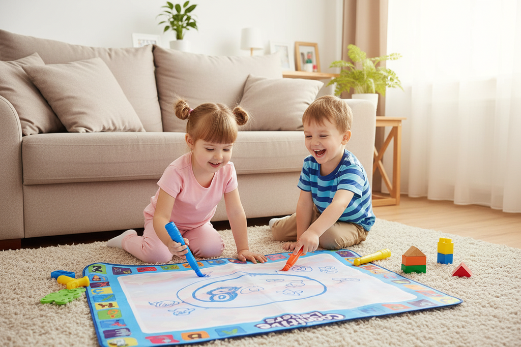 Kids Drawing Mat Aqua Doodle Board Water Painting Writing Magic Educational Toy