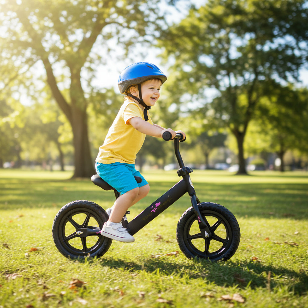 BoPeep Kids Balance Bike Ride On Toys Black-2006733050179883009
