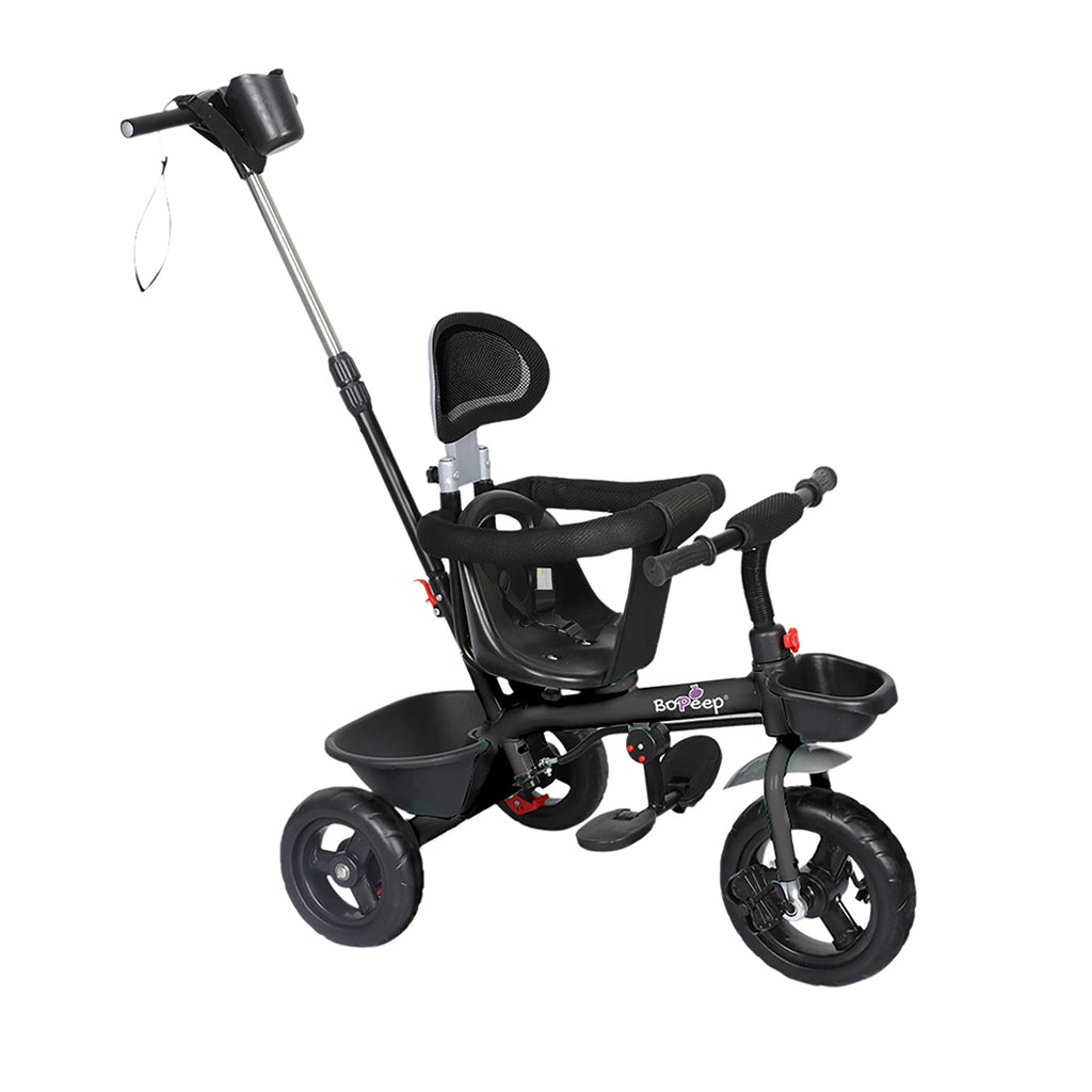BoPeep Kids Tricycle Ride On Trike Toddler Black-2006733203628494849