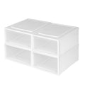 Plastic Storage Drawers Stackable Containers S 4PK Small-2006733024653348865