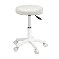 Levede 4x Rolling Bar Stool Swivel Salon SPA Chair Beige-2029387306187755521
